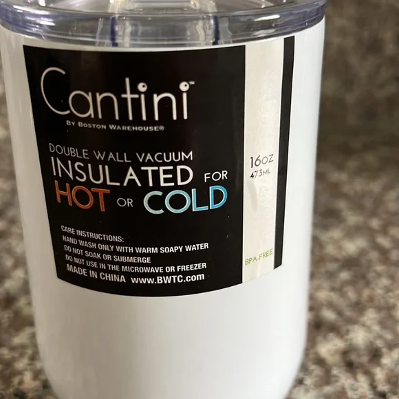 Cantini by Boston Warehouse Insulated hot cold cup with M - Picture 2 of 3